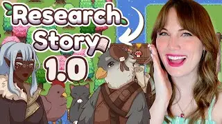 🌱FIRST LOOK at RESEARCH STORY Full Release: A Cute Creature Collection Farming Sim!
