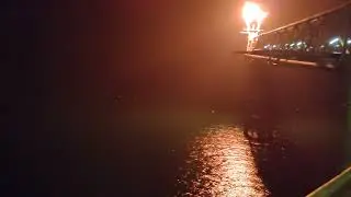 Sea inside fire system | crude rig plant flare system video #rig #offshore #oil #oilandgas #gas