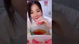 Compilation ASMR Ice EATING with PASSION fruit jam so crunchy