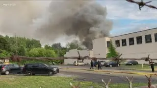 Large fire breaks out at Riverside factory