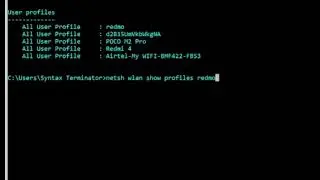 Find Password Of any Wifi Without Root using CMD | Full Proof | Syntax Terminator