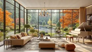 Tranquil Cozy Spring Apartment Jazz Music 4K Background for Chill and Relax Vibes