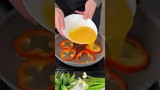 HOW TO MAKE THE BEST RED BELL PEPPER OMELET!