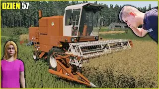 PIERWSZE ŻNIWA NOWYM KOMBAJNEM😍 NASZ PRACOWNIK JEST ...❗😂┃ZAGUBIENI W LESIE 🔥 DZIEŃ ➡57┃FS 22