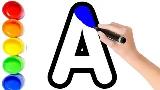 A to Z, Kids rhymes, collection for writing along dotted lines for toddler,Aphabet,ABC song,ABCD,539