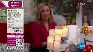 Unmatched 4piece FlameWave Candle Set with Gift Boxes