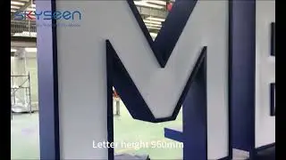 Skyseen metal letters