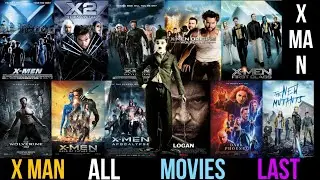 X Man All Movies last Series Years 2000 To 2020 #hollywood #marvel