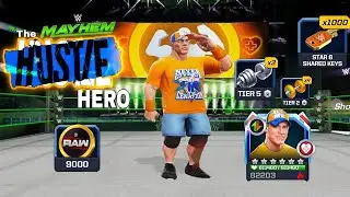Hustle Hero Unstoppable Giant 6Star John Cena UGE Event WWE MAYHEM