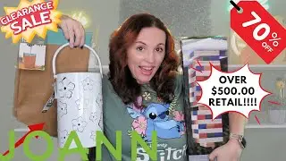 Clearance Alert!  70% Off At Joann's. Over $500 RETAIL!!!