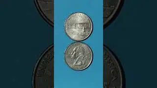 Moneda de EEUU... quarter de dollar.. a&ntilde;o 2001...North Carolina 1789...letra P.
