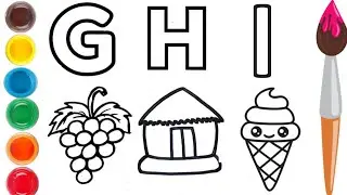 how to draw alphabet letter GtoL ||draw alphabet letter||alphabet drawing||kids easy drawings ||