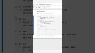 Master Sublime Text: 5 Essential Shortcuts for Efficient Text Editing #SublimeText #CodingEfficiency