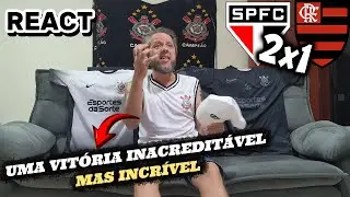 REACT Sao Paulo 2x1 Flamengo - NÃO DA PRA ACREDITAR NO QUE ACONTECEU! SÃO PAULO VENCEU O FLAMENGO!