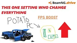 BeamNG SECRET SETTING FOR POTATO PC fps boost