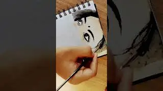 Can you draw eyes with Bindi? #eyedrawing #bindi #indianculture #timelapse