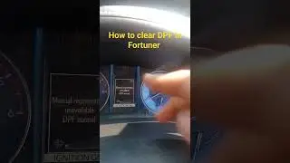How to clear DPF in Fortuner and Crysta