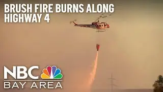 Forward Progress Stopped in Brush Fire Along Highway 4 in Contra Costa County: Cal Fire