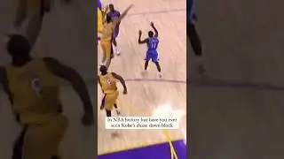 Kobe had the best chase down block ever, NOT LeBron #shorts #kobebryant #lebronjames