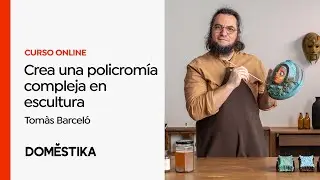 Escultura y color: t&eacute;cnicas de policrom&iacute;a. Curso de Tomas Barcelo en Domestika