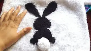 Bunny Pattern | Knitting Cartoon Diagram design | raglan cutting & High Neck Sweater | part-1