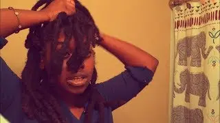 Thick Loc Style with Bangs (NO RETWIST)