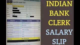 IBPS CLERK SALARY SLIP