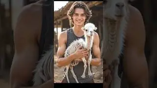Man Rescue A Weak Baby Camel🐫 #camel #babycamel #weakanimals #helptheanimals #rescue #humanity