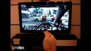 Cronus Device Racing Demo Using Six-Axis Controller on Xbox 360