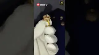 Gold Plated Silver Ring | Silver Casting Jewellery | 💫😍 #jewellery #goldrings #shorts