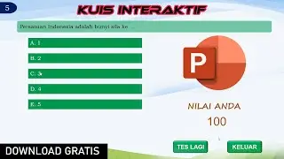 Membuat Media Pembelajaran Game Soal Menarik Menggunakan PowerPoint | PowerPoint Indonesia
