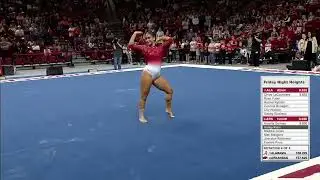 Hailey Klein 9.9 Floor Arkansas vs Alabama 2-28-25