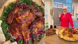 طريقة عمل دجاج مشوي - دجاج محشي | البلدي يوكل مع الشيف نونا