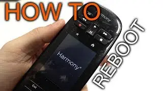 How to Reboot / Reset Harmony remote Ultimate / Touch / Elite