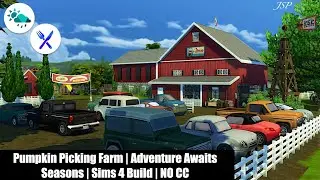 Pumpkin Picking Farm | Adventure Awaits | Seasons | Sims 4 Build | NO CC