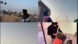 kite festival new video (itni lambi patang🪁pakad liya)#vlog #youtube #trending #patang #kitefestival