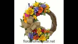 Floral Home Decor - Spring Wreaths 2016