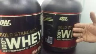 ON GOLD STANDARD WHEY PROTEIN 5 LBS FAKE