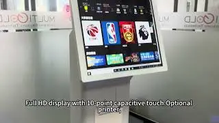 Floor Stand 21.5 inch Self Service Kiosk All in one Terminal #tech #selfservicekiosk #poskiosk