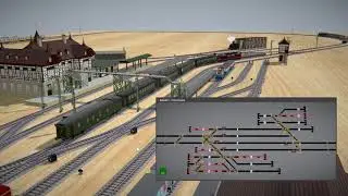 Fahrstra&szlig;en mit Stellpult (GBS) verbinden
