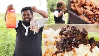 மட்டன் ஊறுகாய் செய்யலாம் வாங்க😲? Mutton pickle prepared by bhai