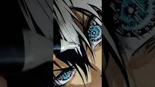Isagi drawing from blue lock.