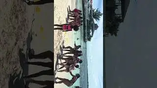 Beach Tug Of War #jamietall #nassau #beach #wedorecover #recoveringaddict