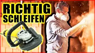 SCHLEIFEN MIT DIAMANT-SCHLEIFTOPF | Beton & Poroton entfernen Winkelschleifer! | Home Build Solution