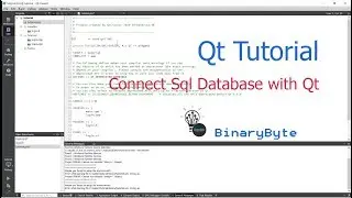 C++ Qt GUI Tutorial-Connect Sql Database to Qt | In Bangla