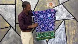 🤩 Pure Silk Handloom Single Ikkat Patola Saree 🤩