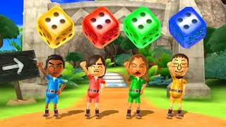 Wii Party Board Game Island 167 - Guest A Vs Hiromi Vs Naomi Vs Daisuke