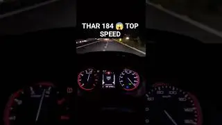 THAR TOP SPEED 180+ 😱😱😱 #thar #shorts #viralshorts