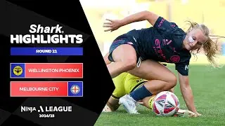 Wellington Phoenix v Melbourne City - Shark Highlights | Ninja A-League 2024-25 | Round 21