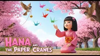 Hana and the Paper Cranes  | Japanese Cherry Blossom Moral Story for Kids #fableflix #bedtimestories